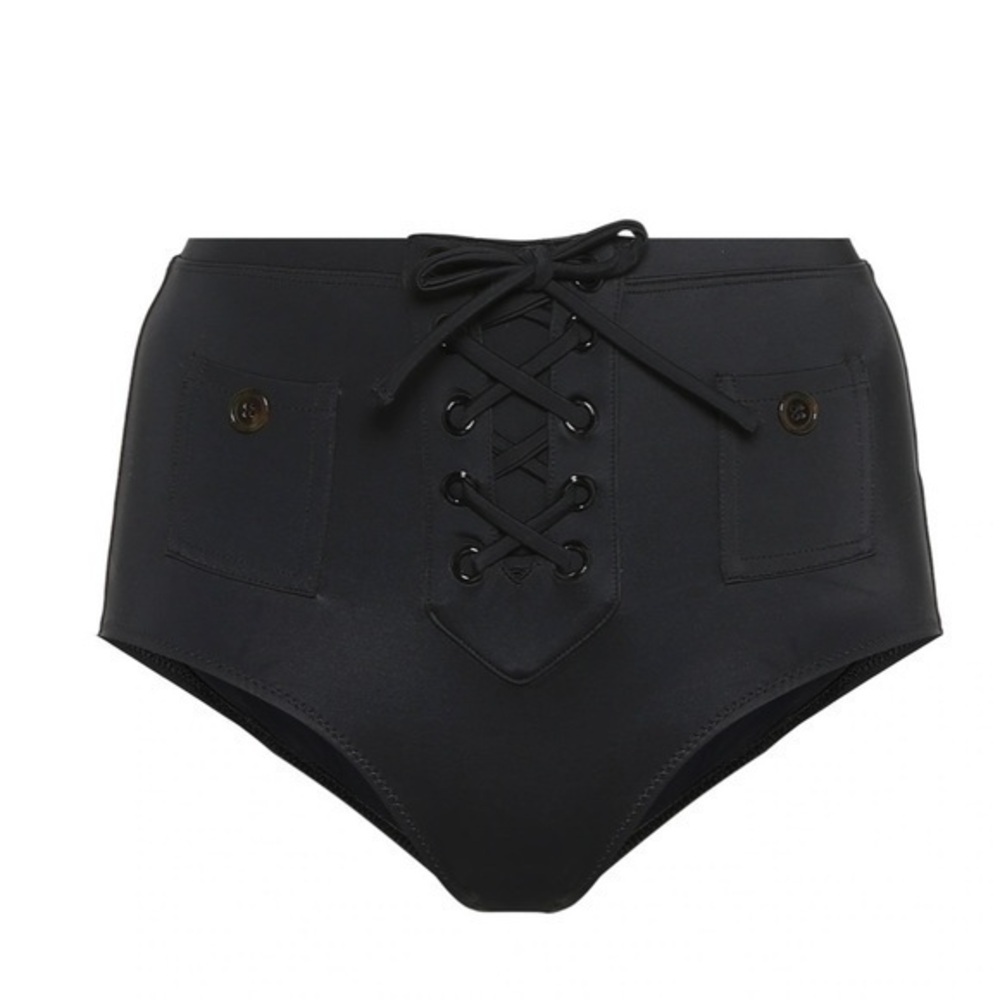 SOLID & STRIPED The Penny high-rise bikini bottoms